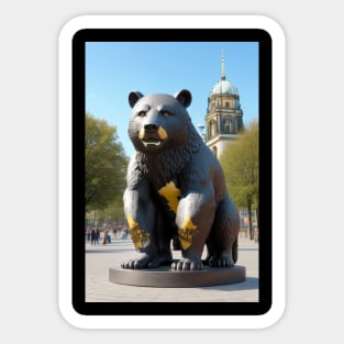 Bear Statue Sticker